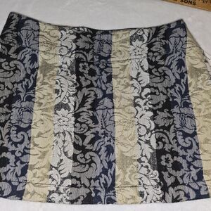 Floral Patterned Women's Skirt